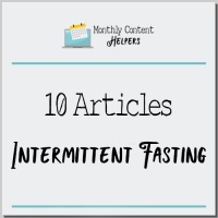 Intermittent Fasting PLR Articles