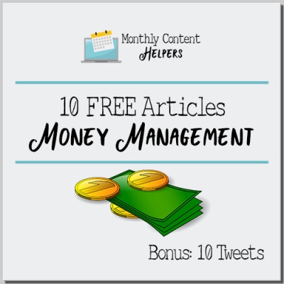 FREE Money Management PLR Articles